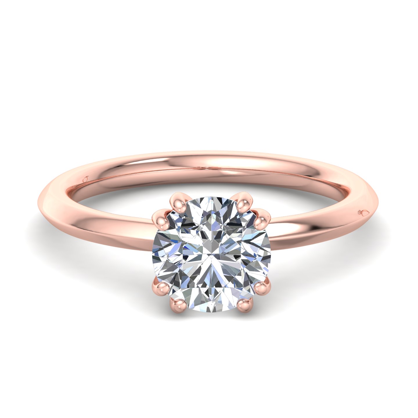 Lorelei Double Prong Solitaire Engagement Ring